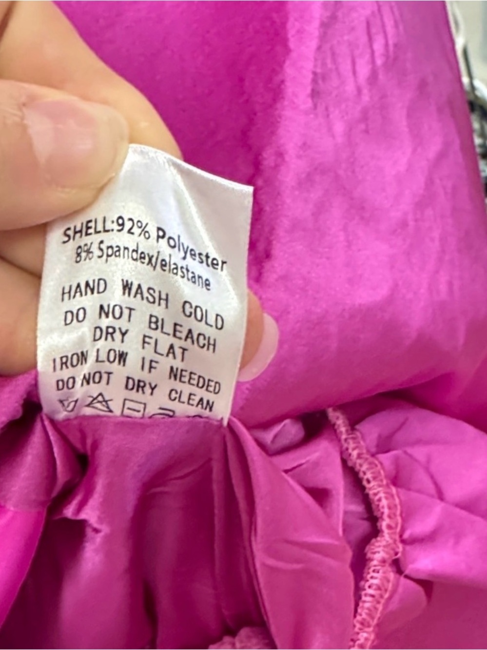 Barbiecore AKIRA Satin Peplum Mini Dress Pink Size S - Picture 5 of 7